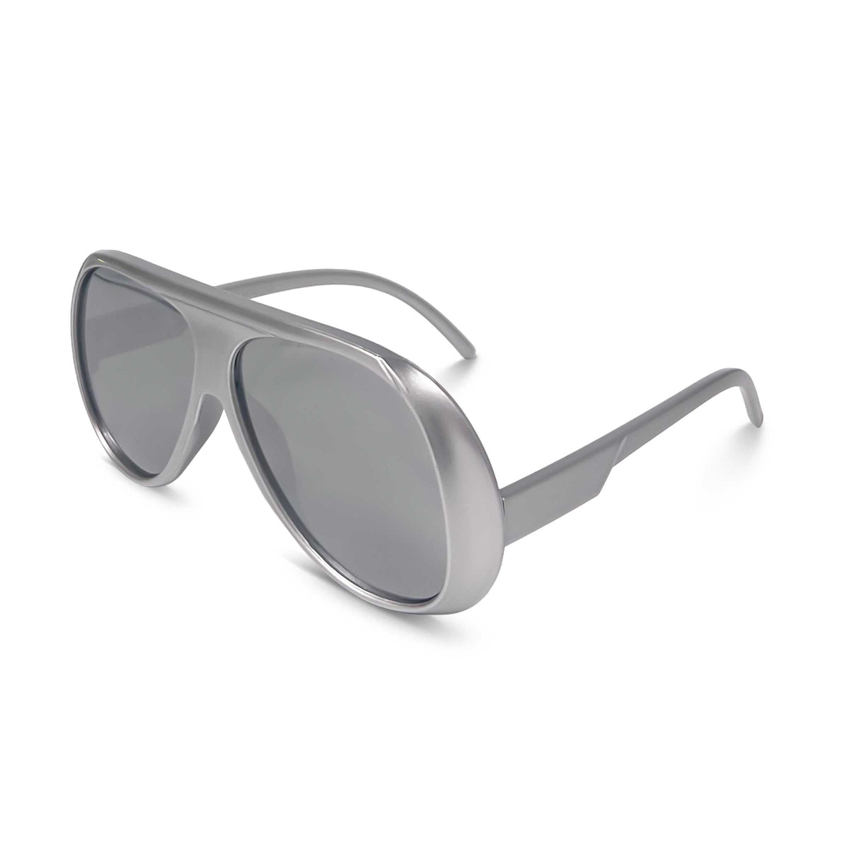 Silver with Grey Lens